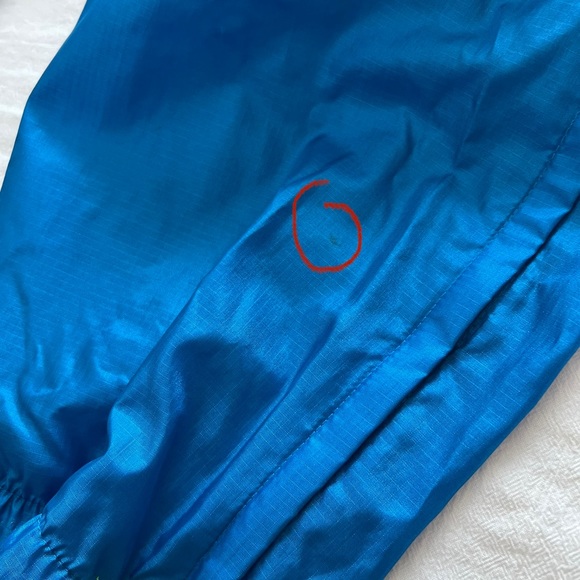 💙 90s Retro! Columbia Tracksuit Color Block Full Zip Neon Supreme Windbreaker - Picture 12 of 15